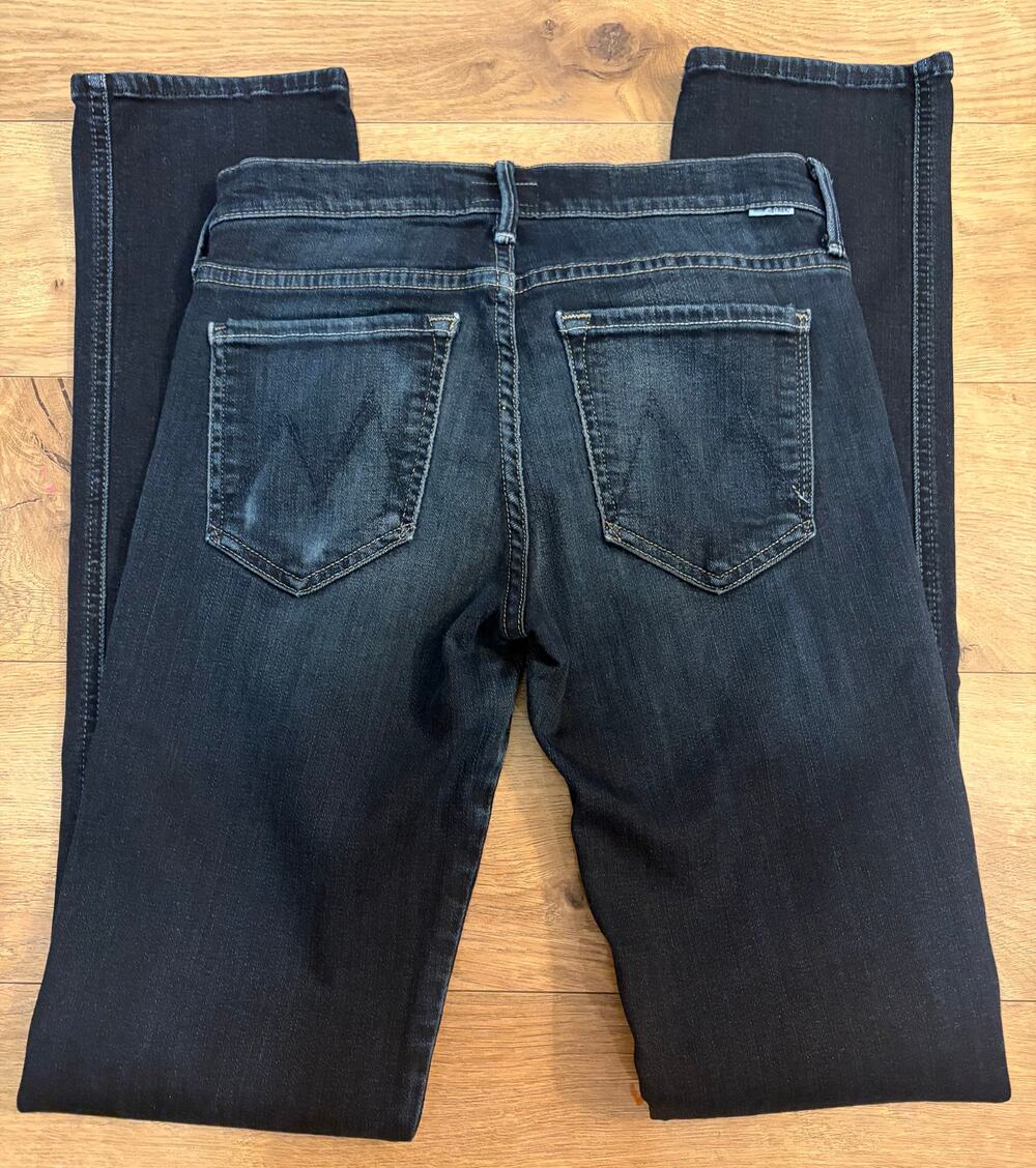 MOTHER The Rascal Jeans Womens 26 Dark Wash Straight Leg Style 1044-104